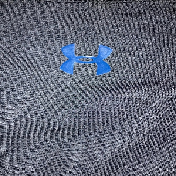 Heatgear Under Armour Black and Blue Tank Top - Picture 6 of 11